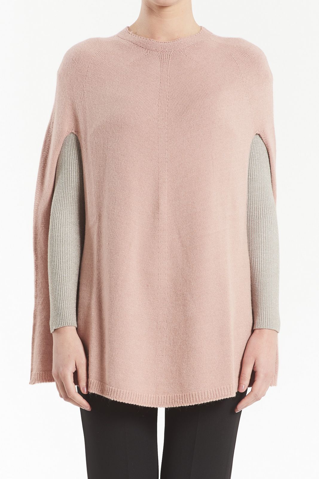 Poncho - ROSA POLVERE